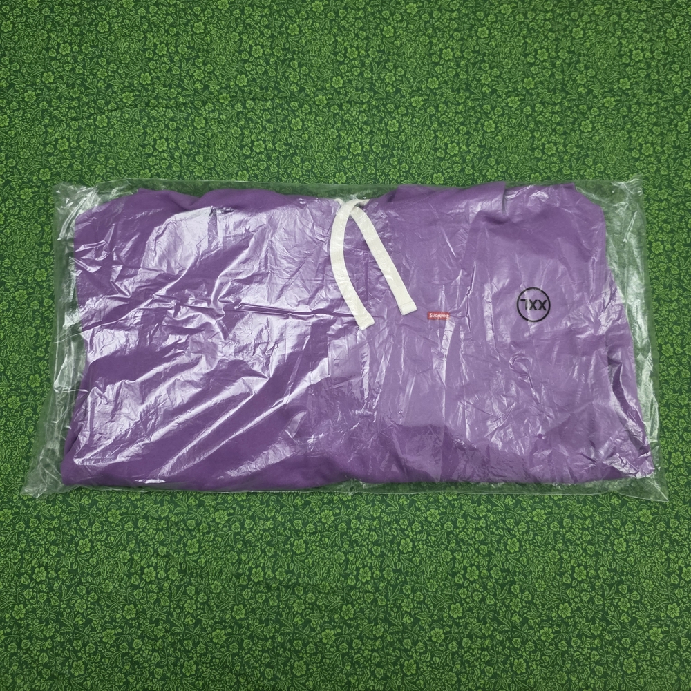 Supreme Purple Hooded Sweatshirt - Picture 2 of 5